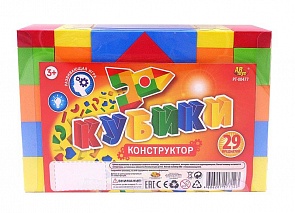 Кубики - Конструктор, 29 предметов, в пакете (ABtoys, PT-00477)